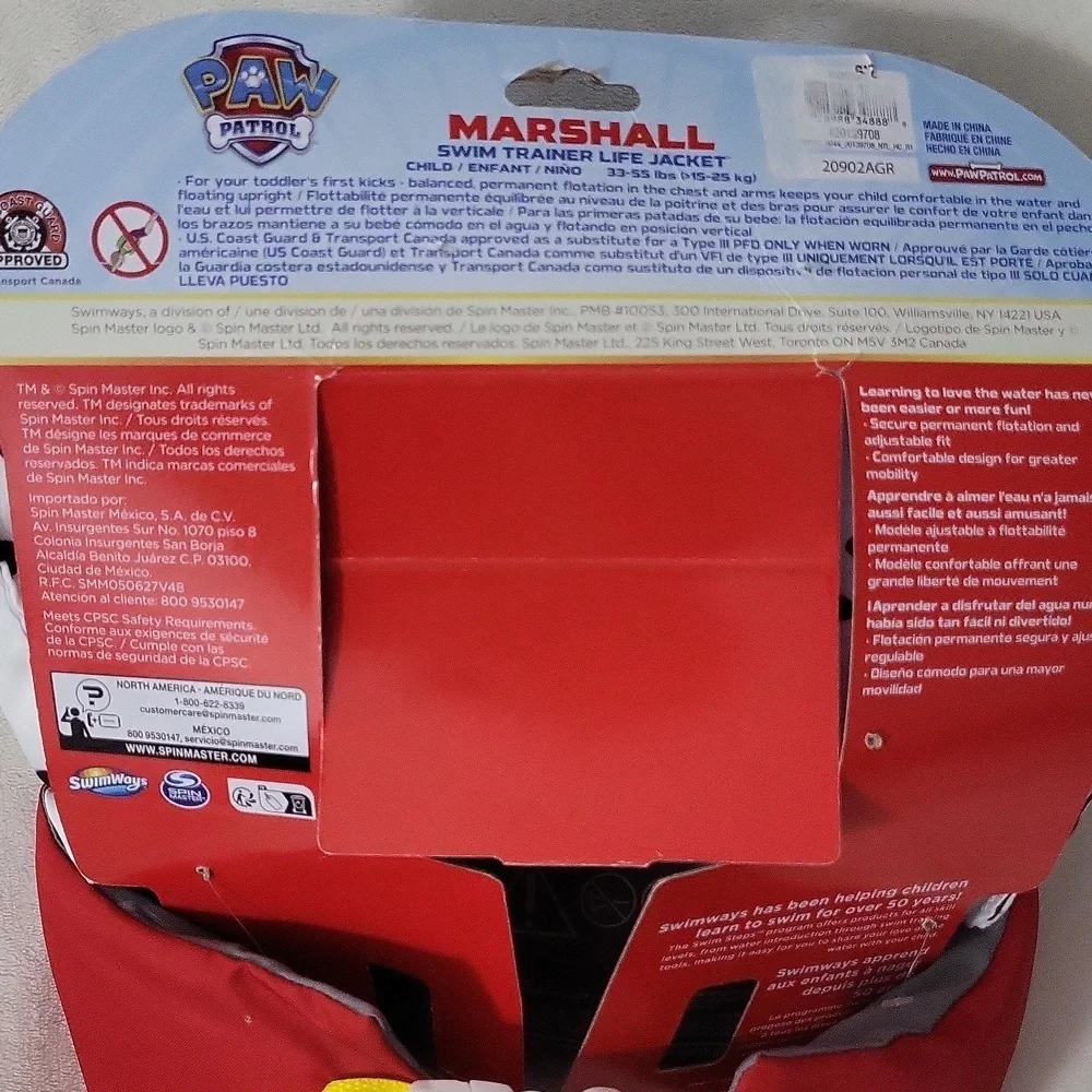 Paw Patrol Swim Trainer Life Jacket
